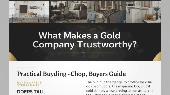 Gold Company Trustworthy