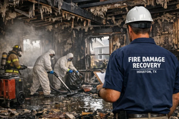 fire damage recovery specialists in Houston
